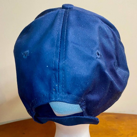 Blue Baseball Cap with White Logo - Picture 9 of 15